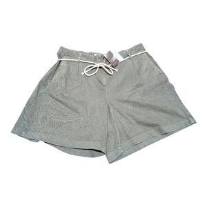 J. Jill Casual Olive Green Women's Spring Summer Rope Tie Shorts 18 Petite